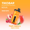(М) Одноразовая электронная сигарета Tikobar NOVA X 10000 - Peach Raspberry (Персик Малина)